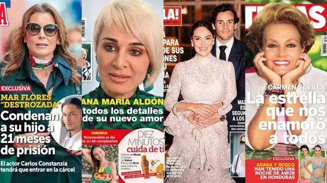 Todas las portadas de las revistas del corazón de hoy, 28 de junio