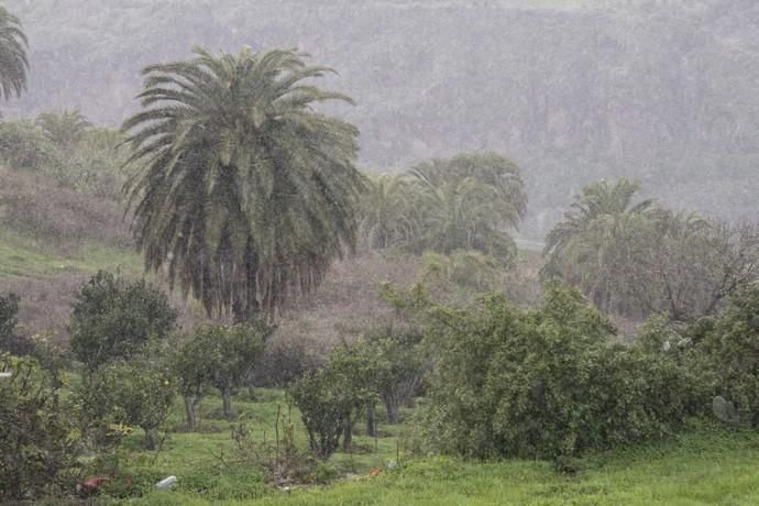 30.01.18 Gran Canaria. Lluvia en la zona Las Palma