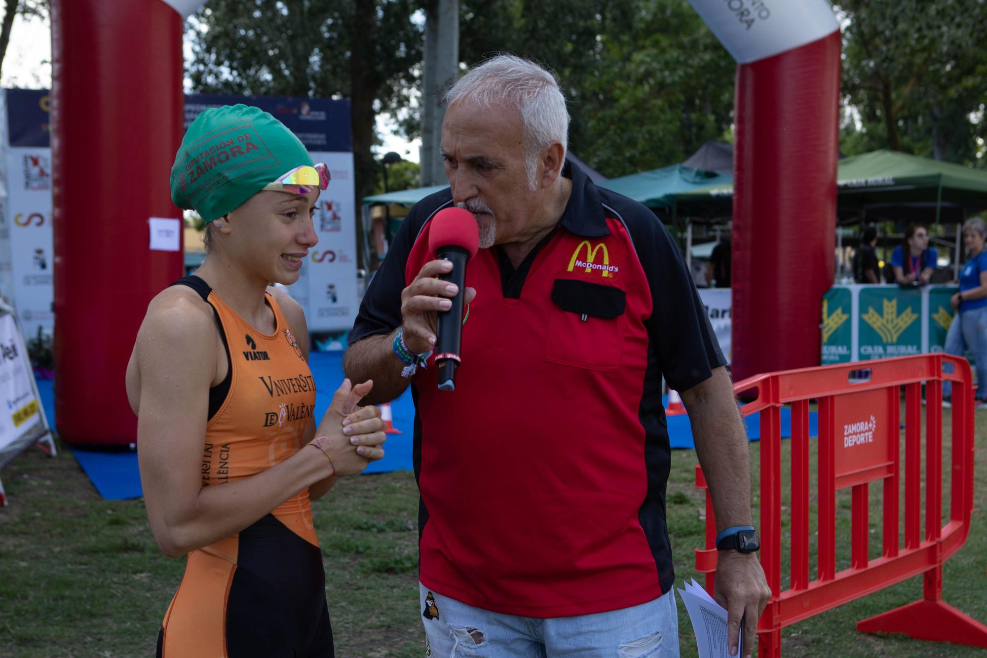 GALERÍA | El triatlón toma Zamora con dos pruebas de alto nivel