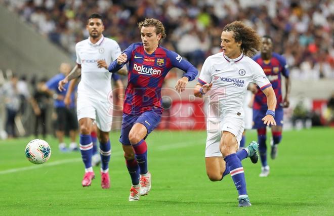 Imágenes del primer partido de pretemporada del FC Barcelona contra el Chelsea, amistoso correspondiente a la Rakuten Cup y disputado en el estadio Saitama.