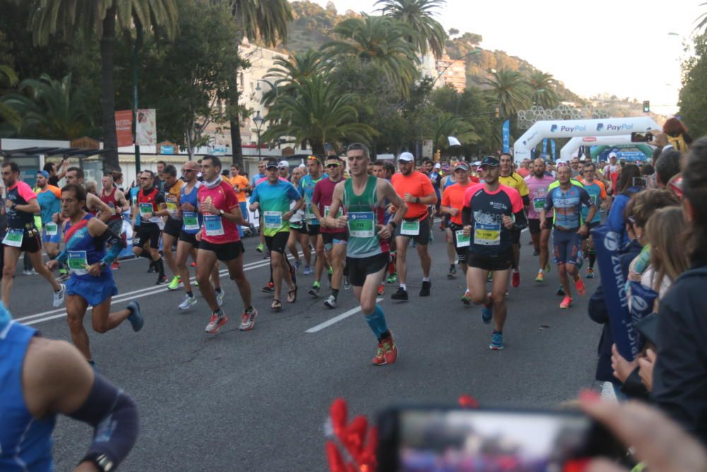 Las mejores imágenes de la Maratón de Málaga 2018