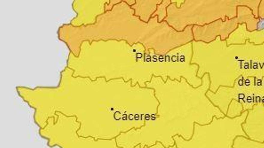 Extremadura permanecerá en alerta amarilla este martes por viento