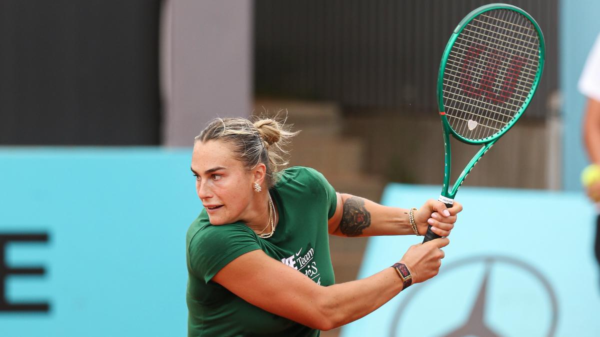 Aryna Sabalenka, uno de los grandes atractivos de la jornada de hoy en el Mutua Madrid Open