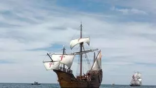 La nao Santa María ya está en Avilés para iniciar las visitas al público ese viernes