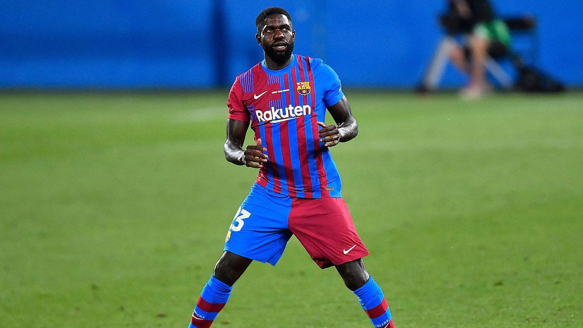 Umtiti, en pretemporada.