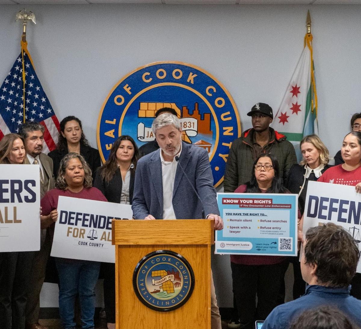 José Marco Paredes, en una rueda de prensa en Chicago, a finales de 2025.