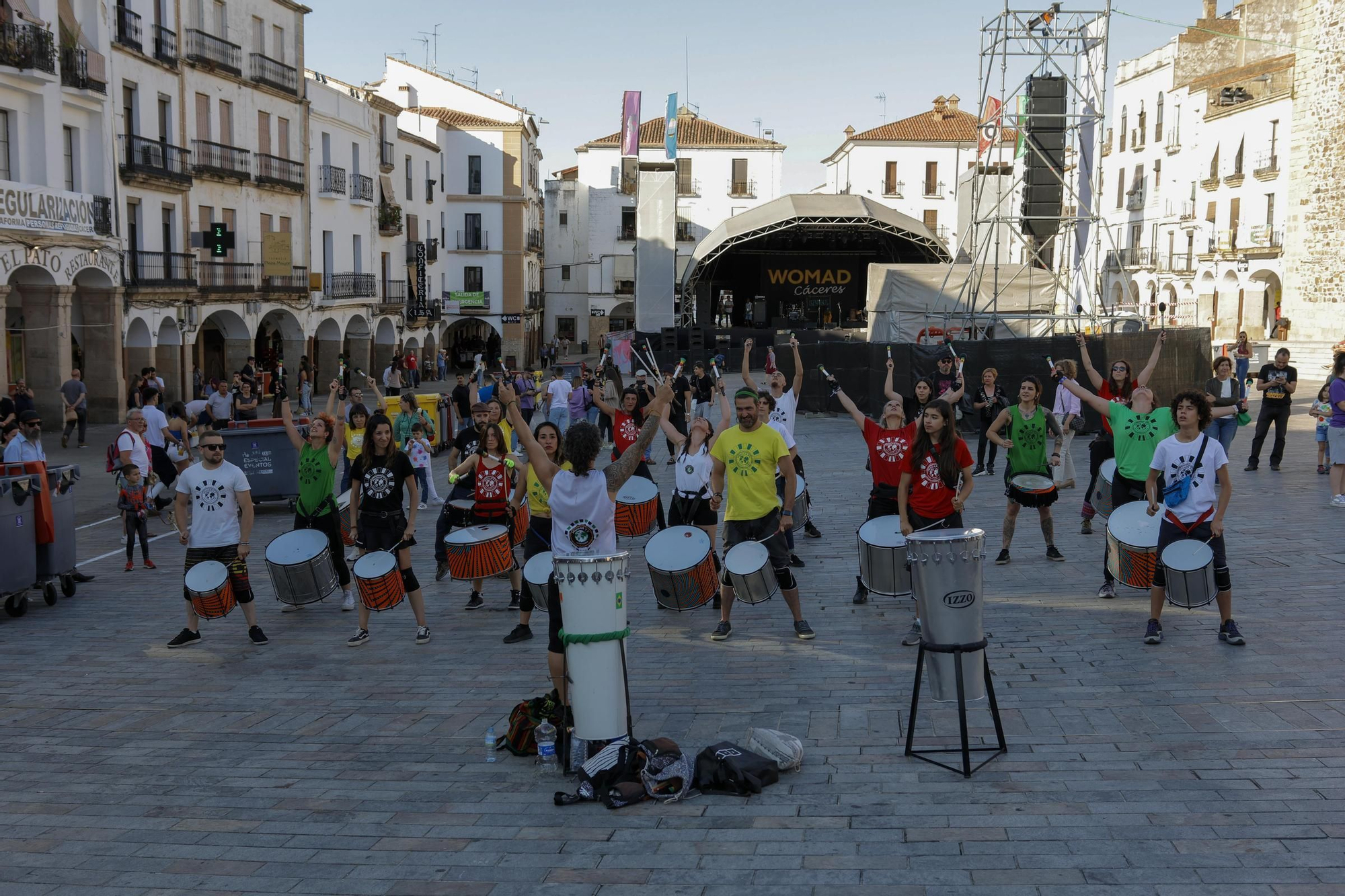 Así fue el primer día del festival Womad en Cáceres