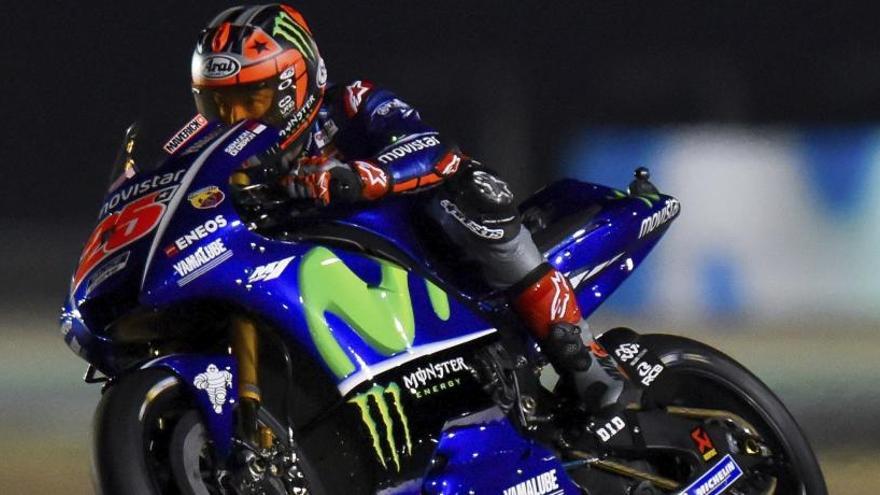 Maverick Viñales, en el circuito de Losail