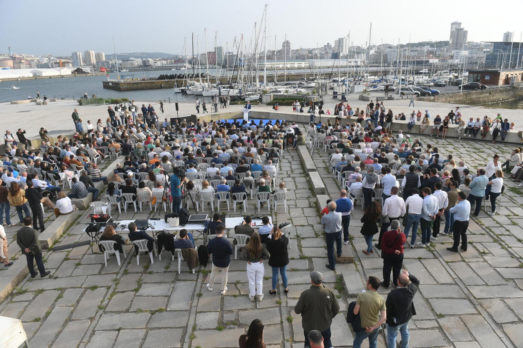 Rueda, en A Coruña para un mitin en el cierre de la campaña de las europeas