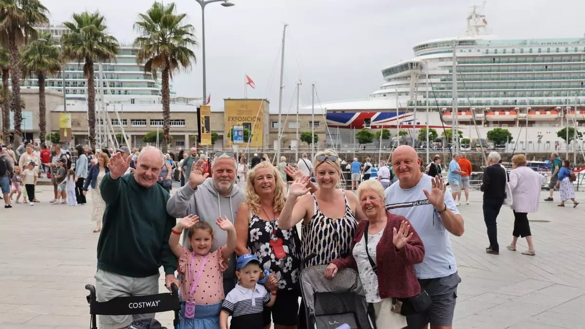 Cruceros en Vigo: Iona y Ventura traen 9.013 pasajeros británicos al puerto