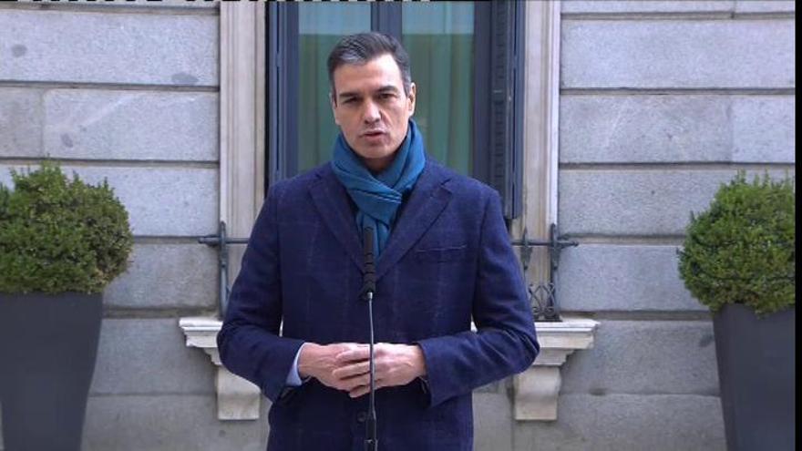 Pedro Sánchez dice que la Constitución "salva vidas" gracias al estado de alarma