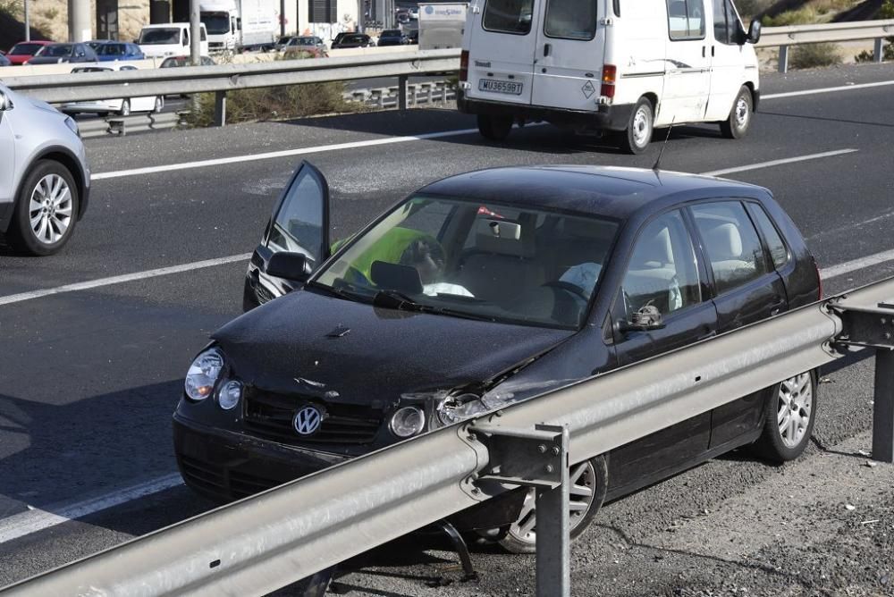 Cuatro heridos en un accidente en la A7