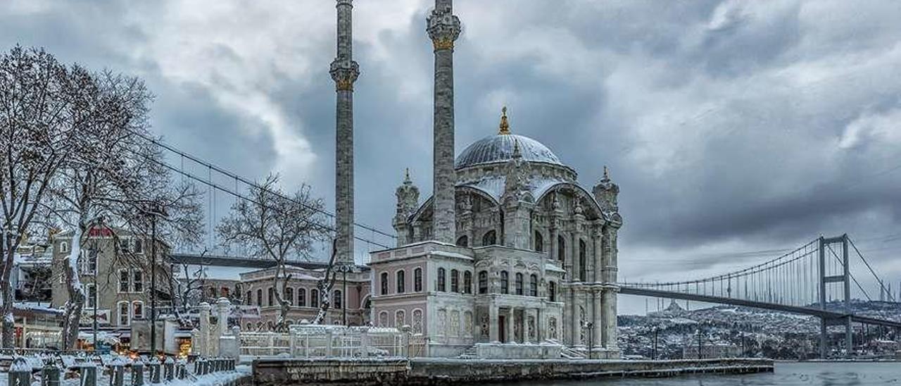 Estambul nevado.