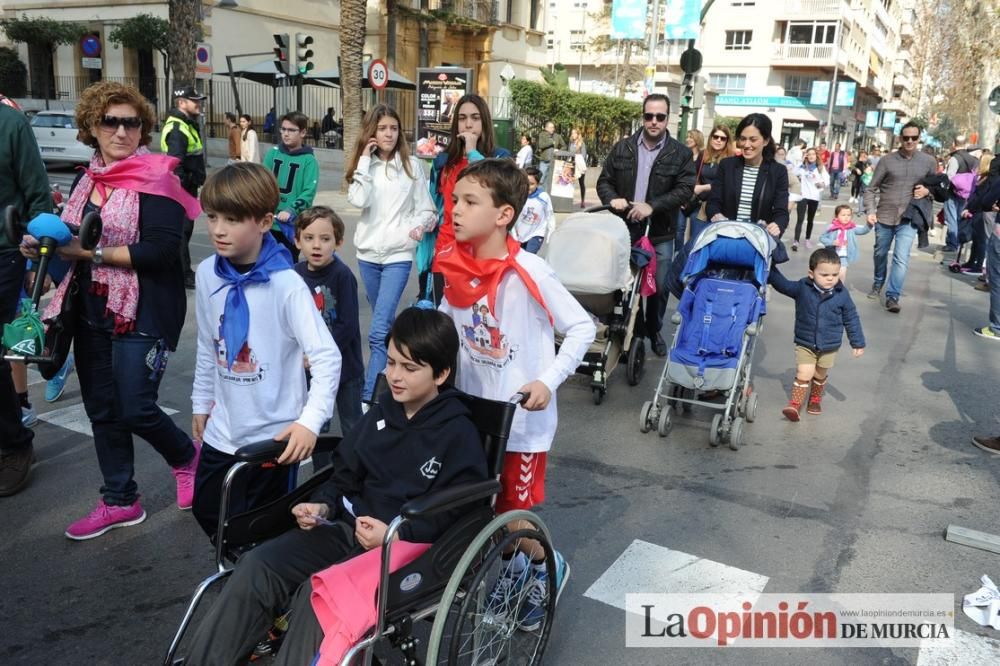 Marcha solidaria de Jesús-María por Haití