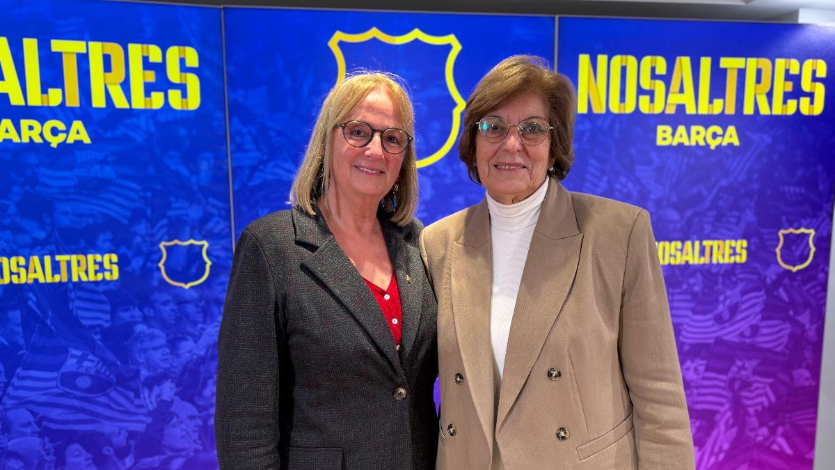 Gemma Amat y Maria Teresa Andreu, de la candidatura de Víctor Font