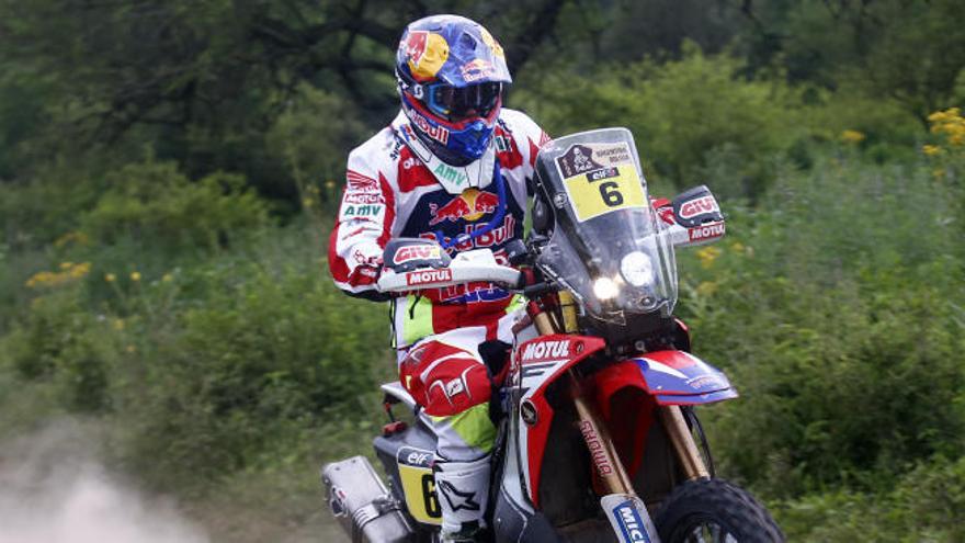 Joan Barreda, en el último Dakar.