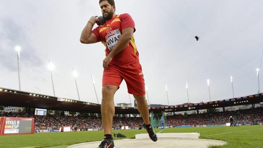 Borja Vivas, dispuesto a lanzar en Zúrich 2014.