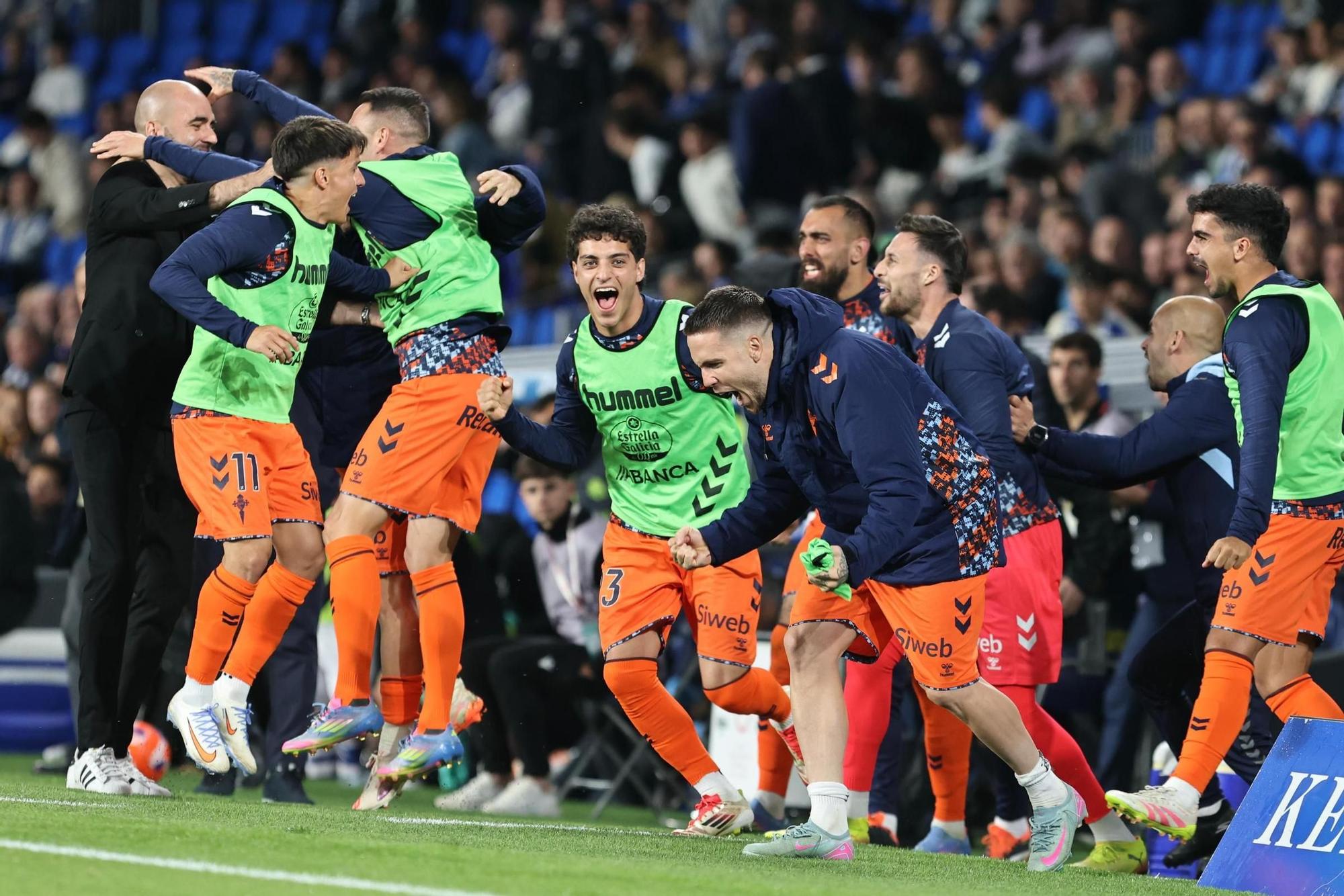 Las mejores imágenes del Real Sociedad - Celta