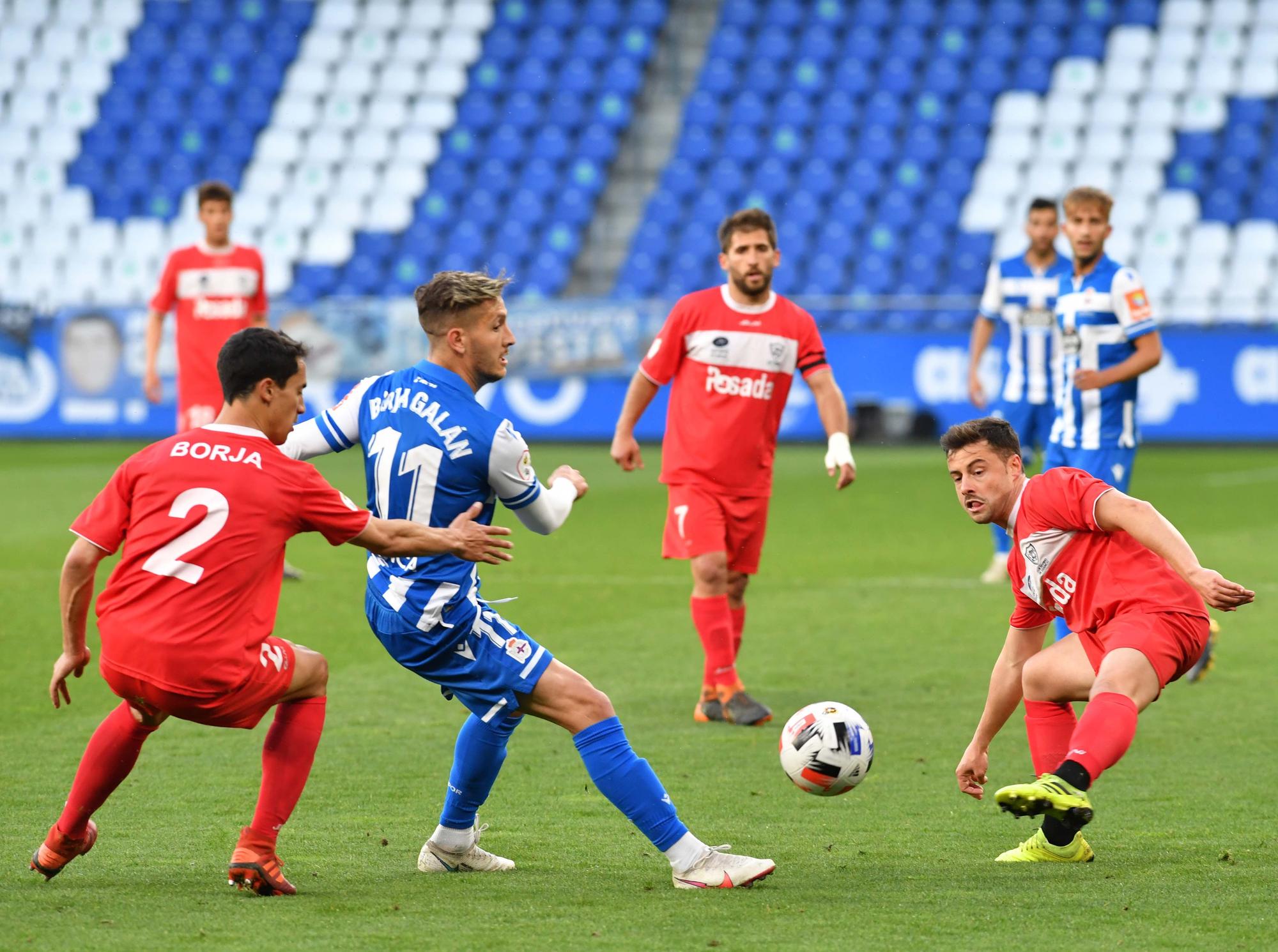 El Dépor se impone al Marino (1-0) en Riazor