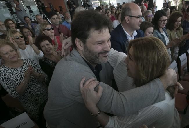 02/04/2017  POLÍTICA  mitin de Susana Díaz en la cascada para postularse como secretaria General del psc psoe celebrado en la cascada tenerife