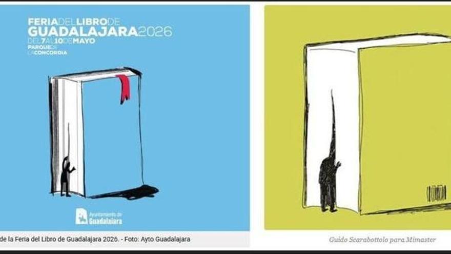 La Feria del Libro de Guadalajara descarta el cartel ganador de los diseñadores alicantinos por “similitudes” con la obra de un autor italiano