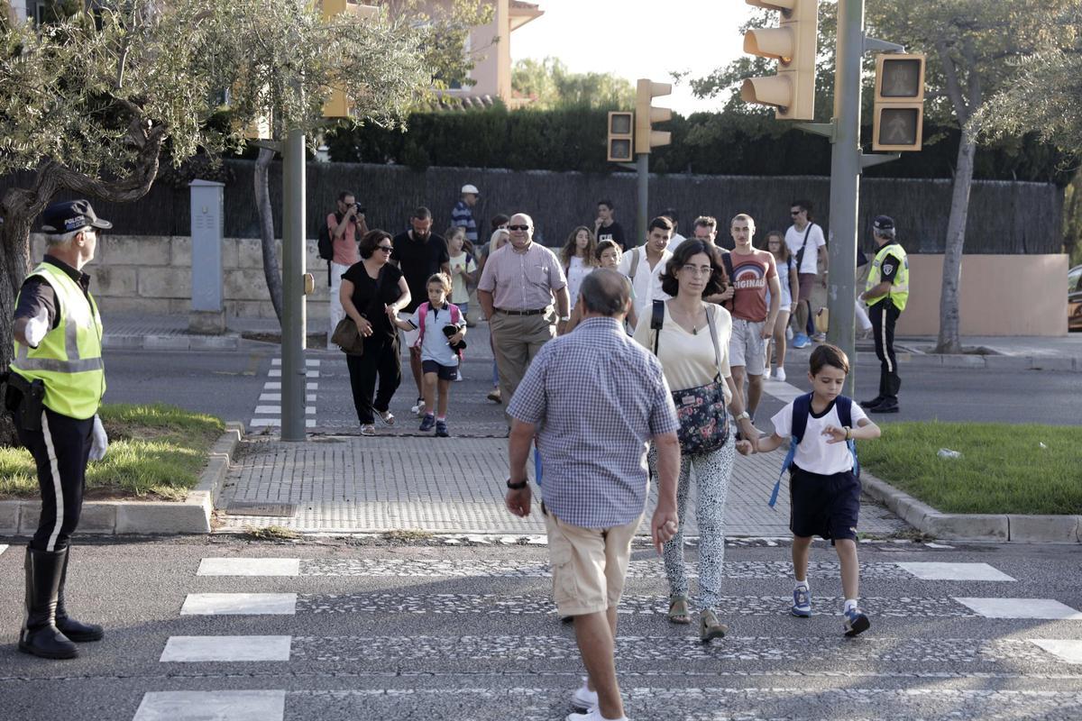 Imagen de una jornada de 'vuelta al cole' en Son Rapinya