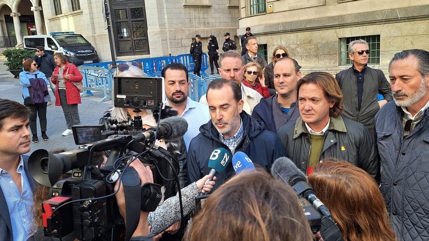 El presidente del Parlament desaparece del acto de la Constitución en Palma para manifestarse contra la amnistía