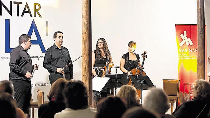 La Ensemble Academia, en un concierto en San Martín Centro de Cultura Contemporánea.