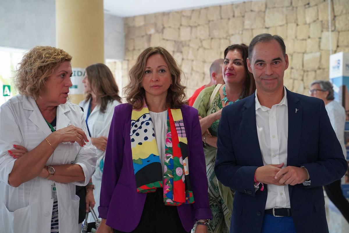 Patricia Navarro ha visitado el Hospital de Benalmádena.