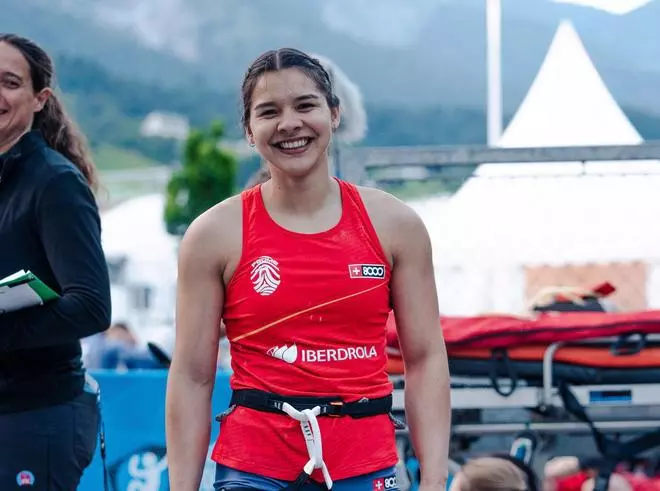 La escaladora olímpica Leslie Romero, embajadora en el estreno mundial del innovador formato de escalada