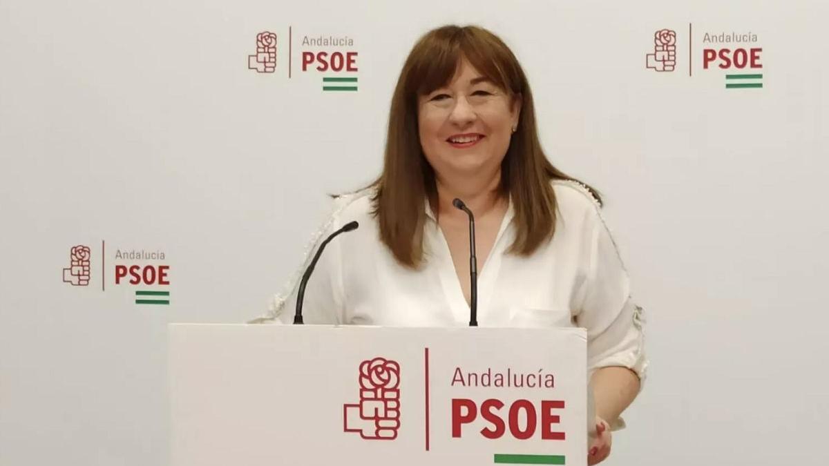 La secretaria general del Grupo Socialista en el Parlamento de Andalucía, Soledad Pérez.