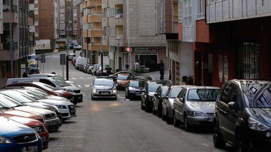 Vista de la calle Xílgaro de Vigo // R. Grobas