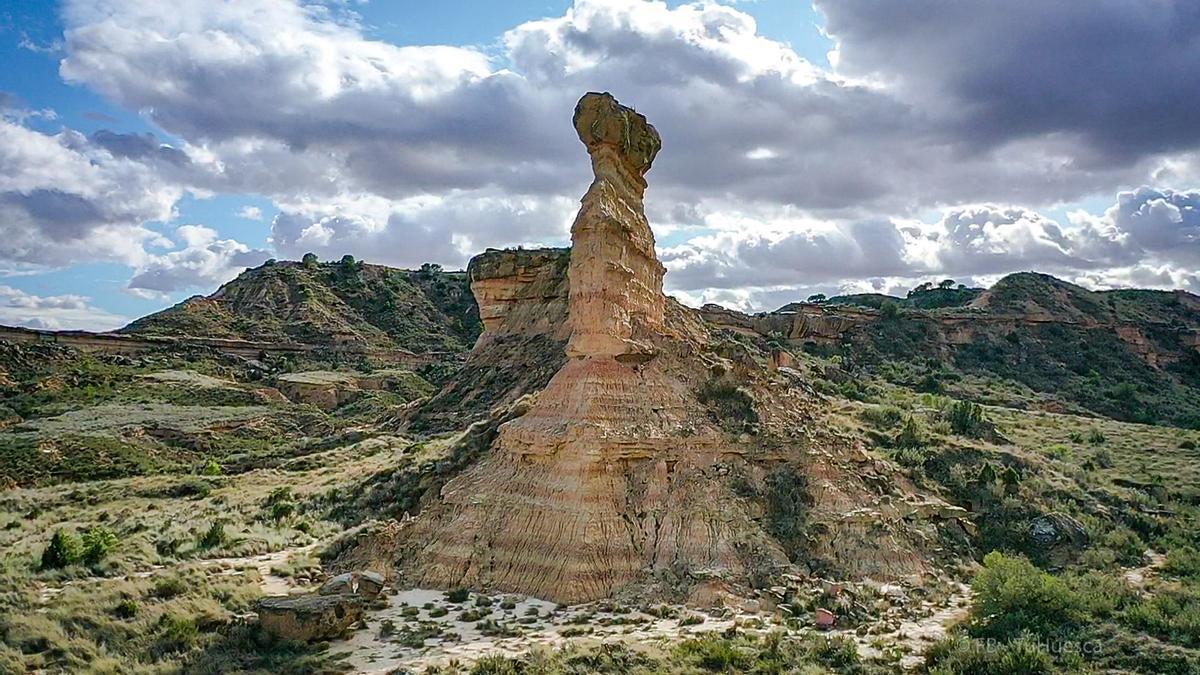 Tozal de la Cobeta en la zona de Los Monegros en la provincia de Huesca.