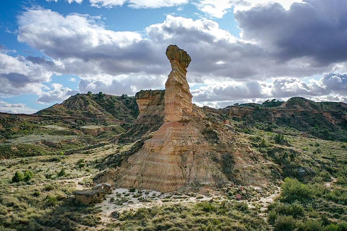 Tozal de la Cobeta en la zona de Los Monegros en la provincia de Huesca.