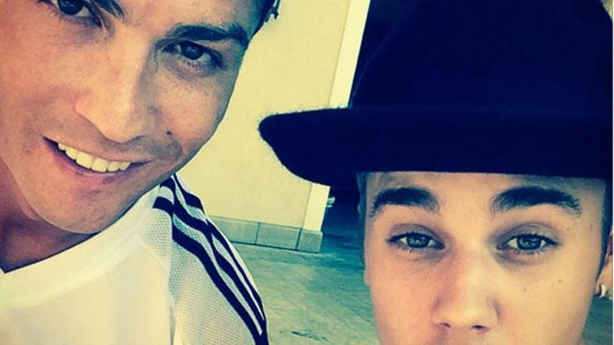 Cristiano y Justin.