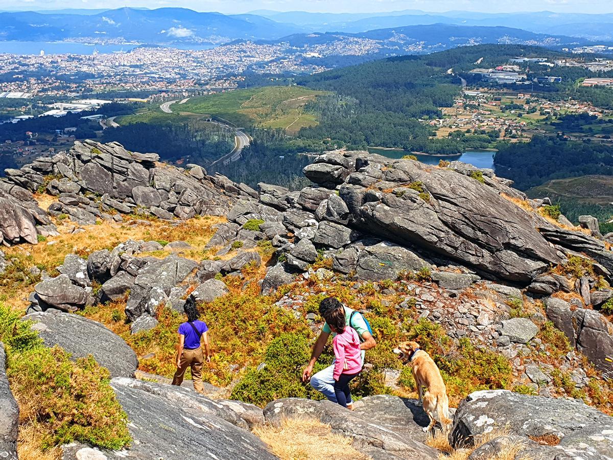 La parte más alta del Monte Galiñeiro en Vincios, Gondomar La parte más alta del Monte Galiñeiro en Vincios, Gondomar
