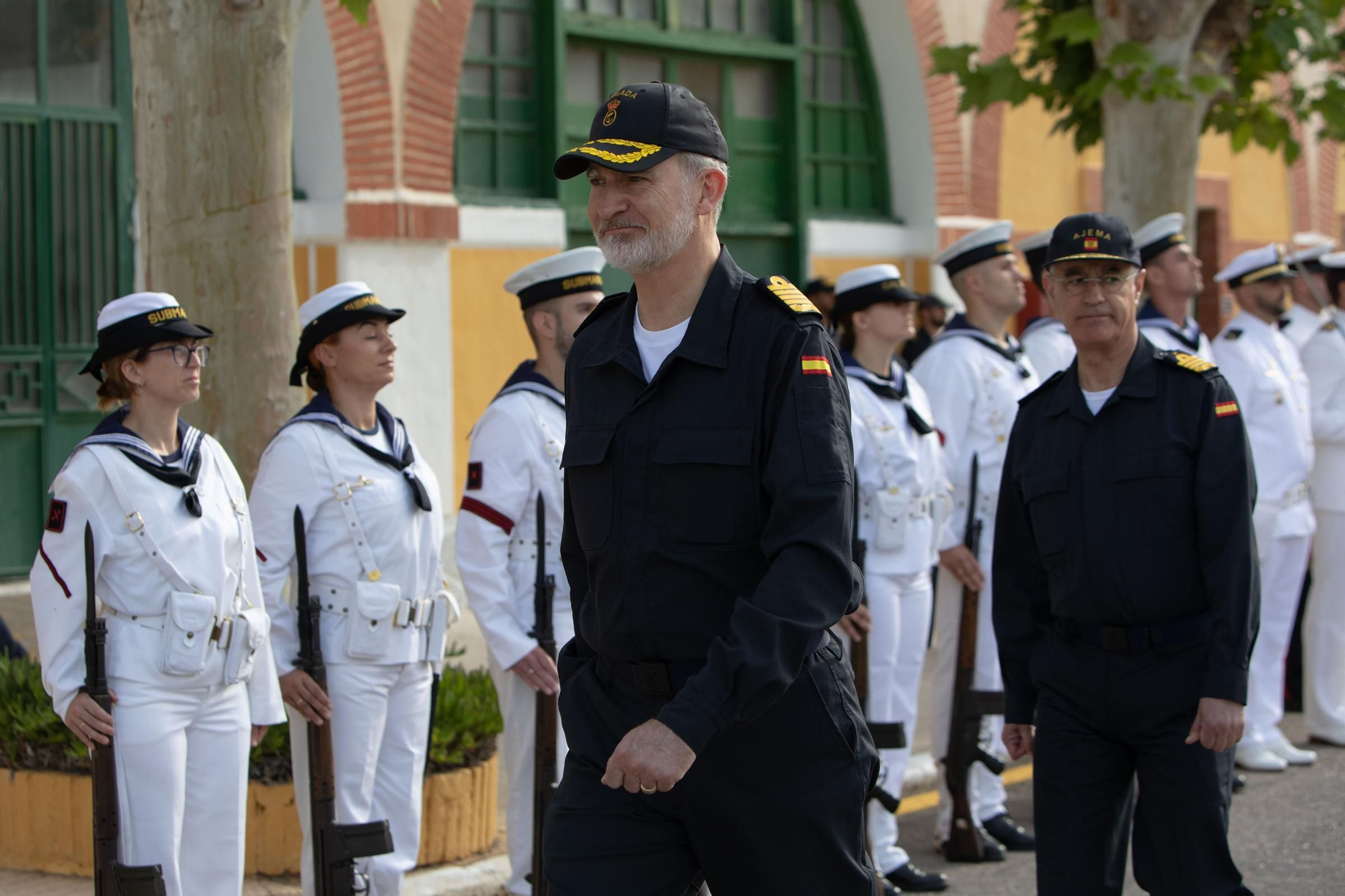 Así ha sido la visita del Rey Felipe VI en Cartagena para conocer el sumbarino S-81