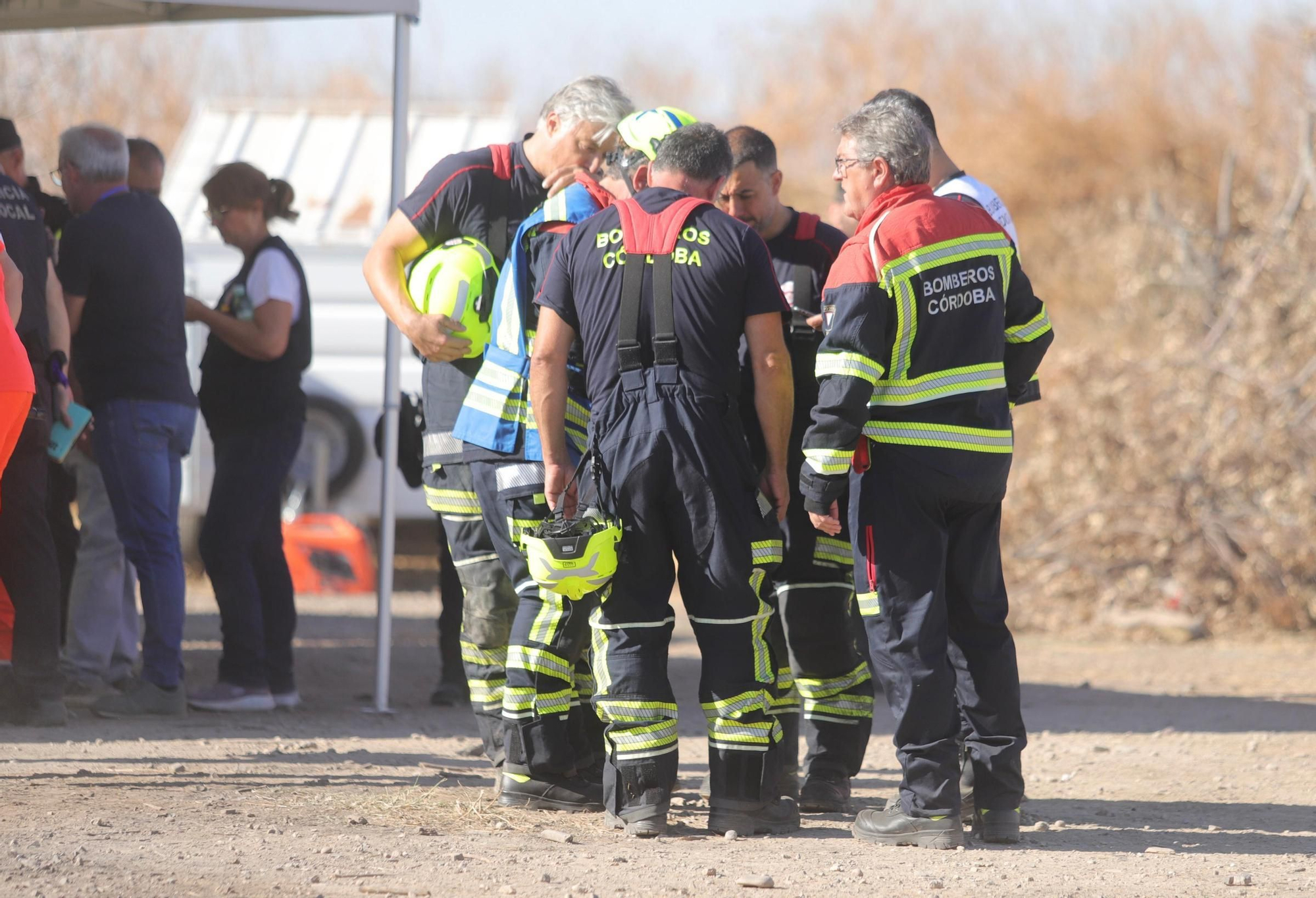 Las imágenes de la mañana en el entorno del incendio de La Albaida