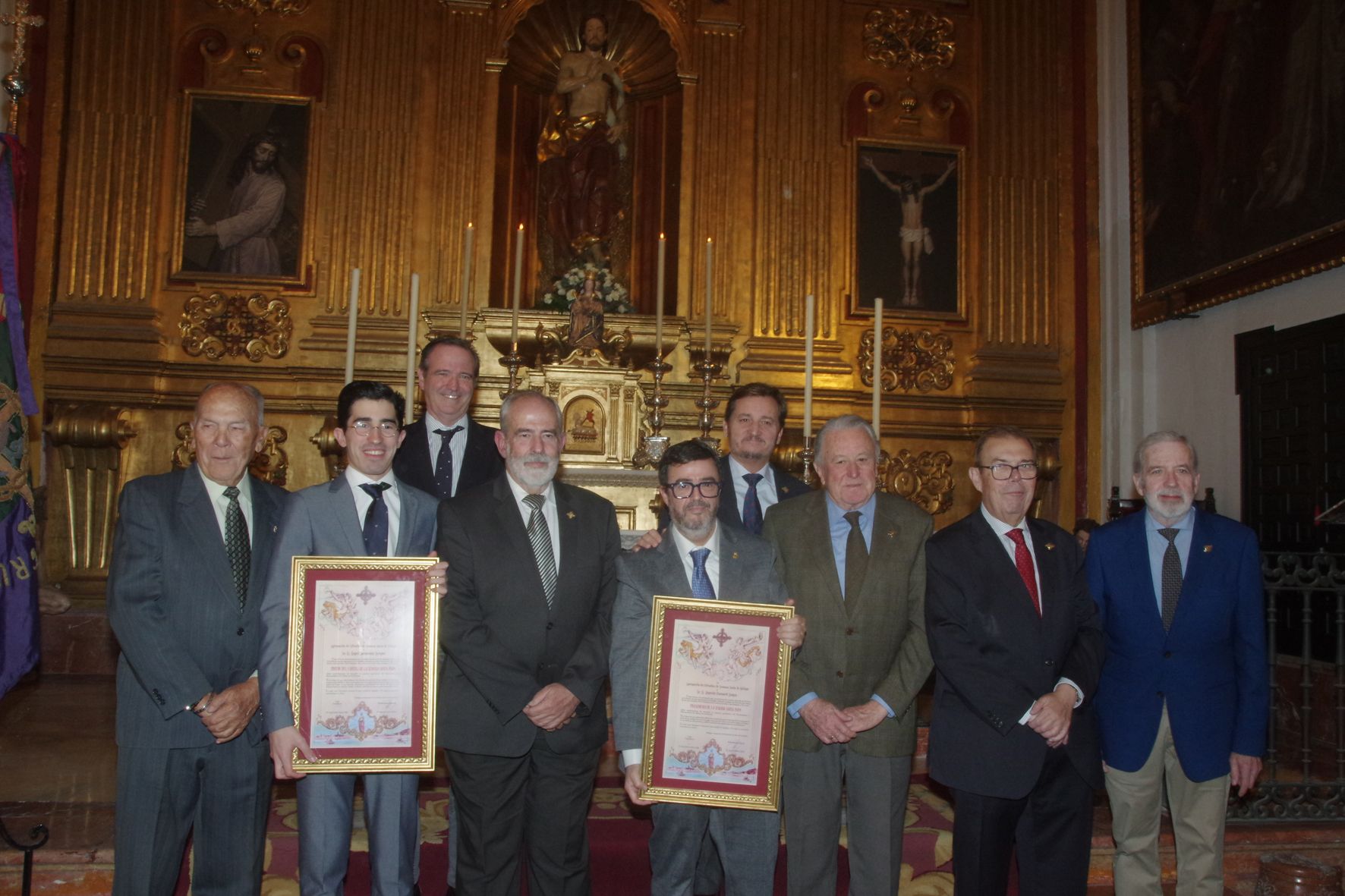 La entrega de los nombramientos al pintor y pregonero de la Semana Santa 2024, en imágenes