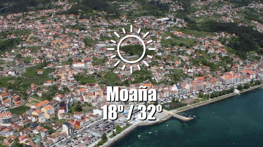 El tiempo en Moaña: previsión meteorológica para hoy, miércoles 30 de julio