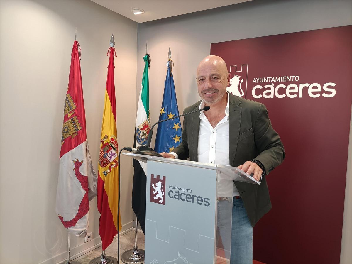 El concejal de Fondos Estratégicos, Pedro Muriel, en una foto de archivo