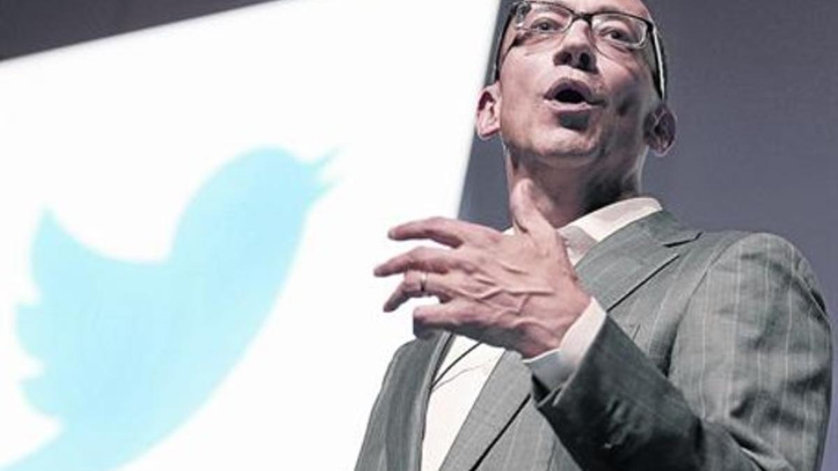 Nuevos vuelos 8 Dick Costolo durante un seminario de Twitter en Cannes, en junio del 2012.