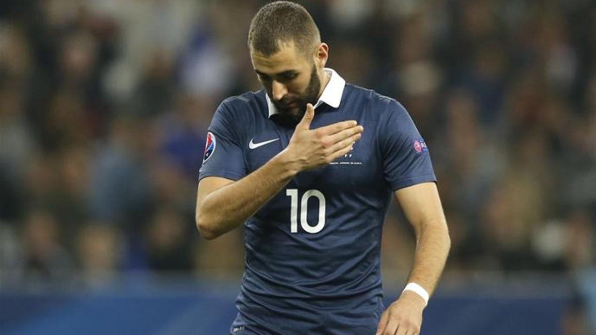 Benzema está apartado de la selección francesa