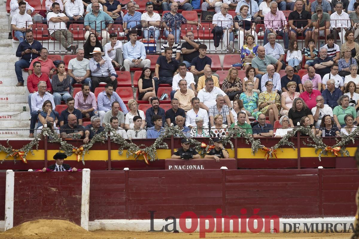 Cuarta corrida en la Feria Taurina de Murcia (Castella, Manzanares y Ureña)
