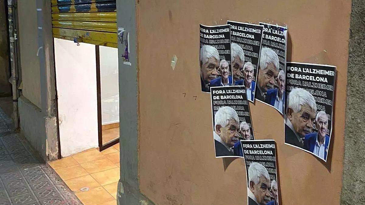 Los carteles contra los Maragall que aparecieron durante la campaña de las elecciones municipales de 2023