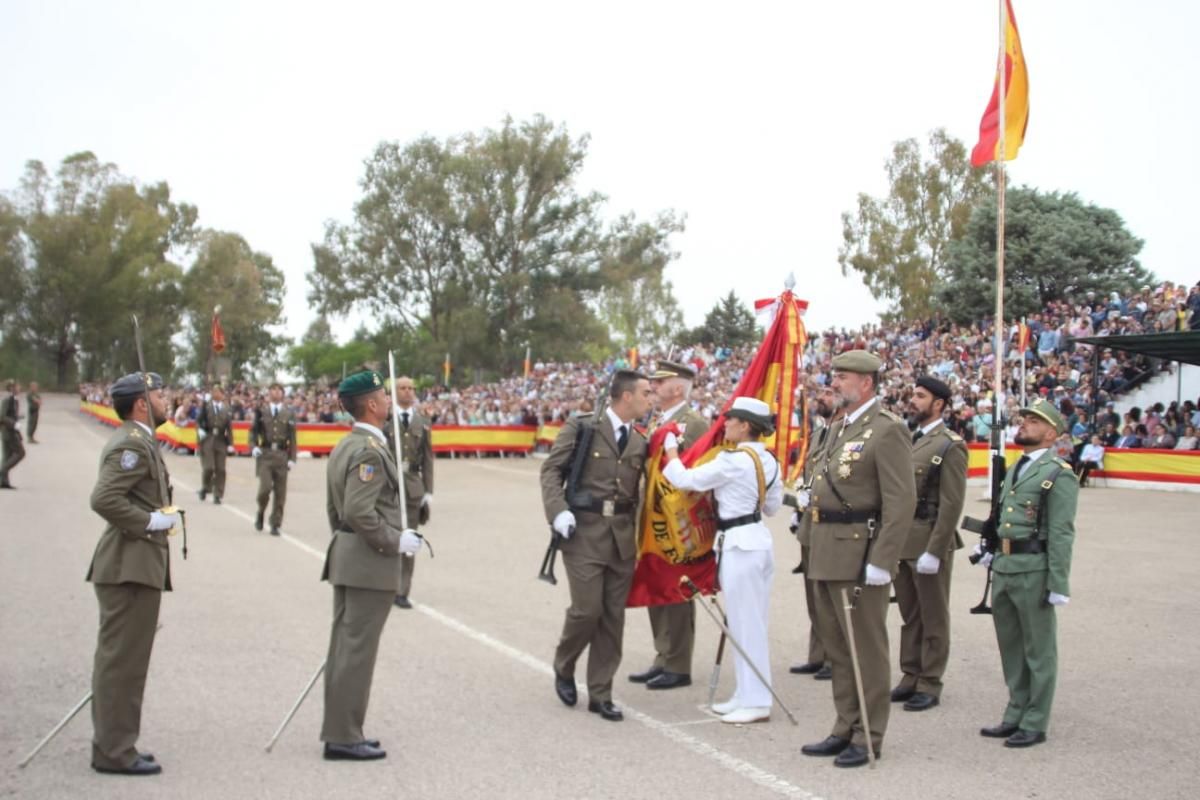 Jura de bandera en el Cefot de Cáceres