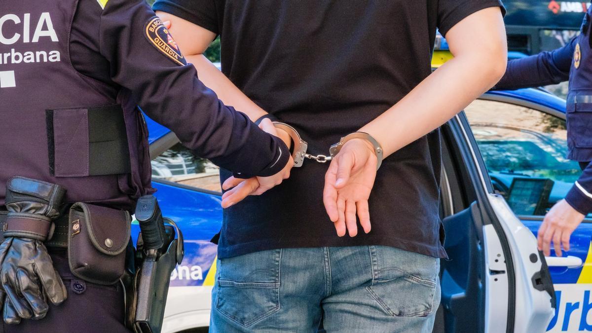 Un detenido por la Guardia Urbana de Barcelona