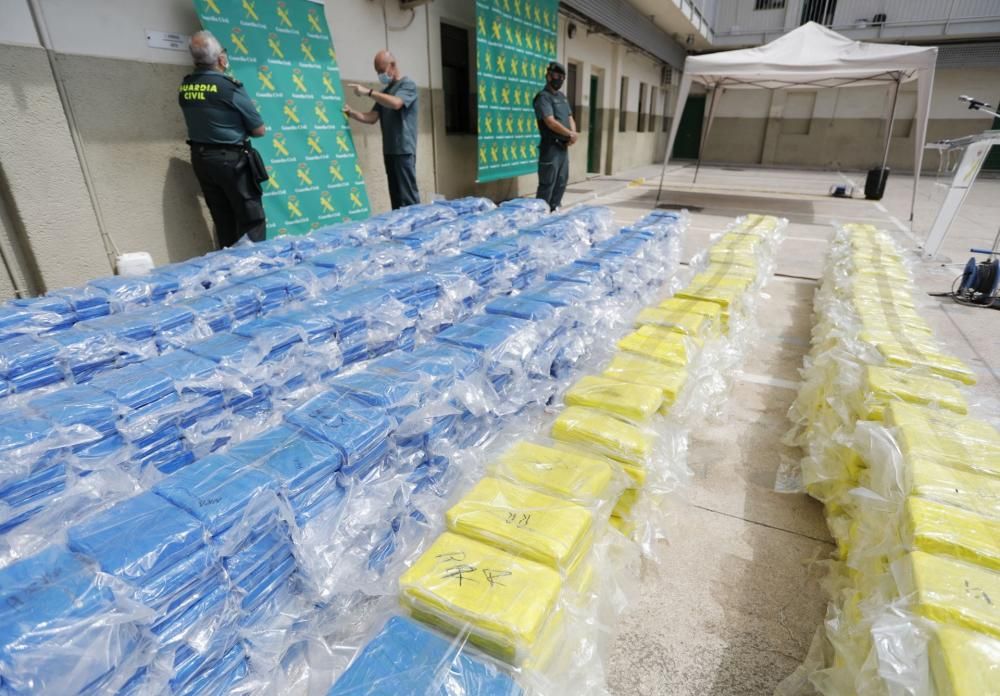 Guardia Civil y Policía Nacional incautaron 3.800 kilos de cocaína en el Puerto de València durante el Estado de Alarma