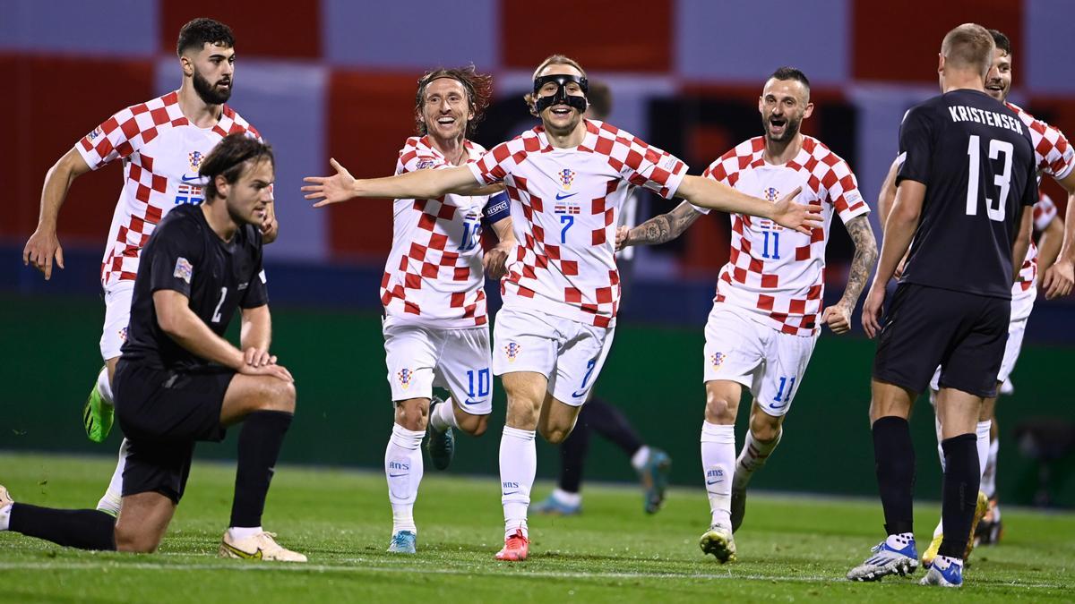 Equipación de la selección de Croacia.