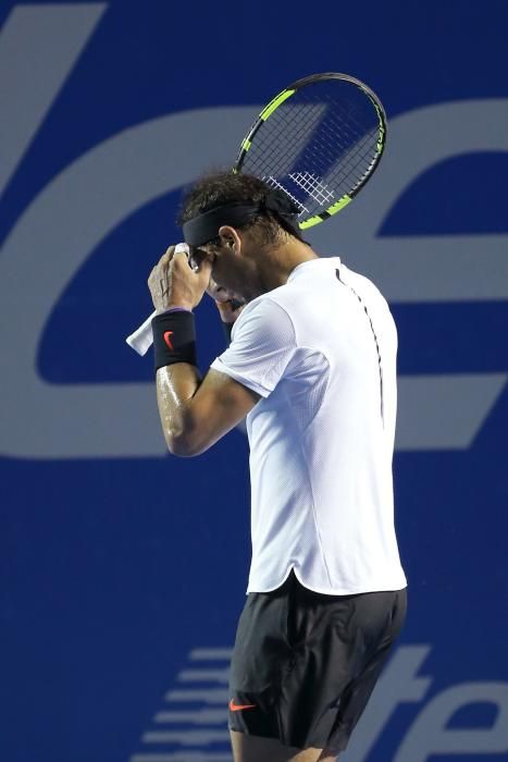 Imágenes de la final de Acapulco entre Rafa Nadal y Sam Querrey.